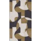 Papier Peint Op’Art Camel Noir – Gallery de Casadéco - réf. GLRY86092410
