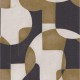 Papier Peint Op’Art Camel Noir – Gallery de Casadéco - réf. GLRY86092410