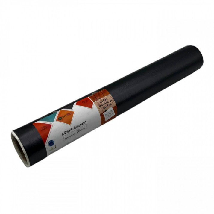 Adhésif Effet Gaufré Dundee Anthracite 5cm x 1,5m